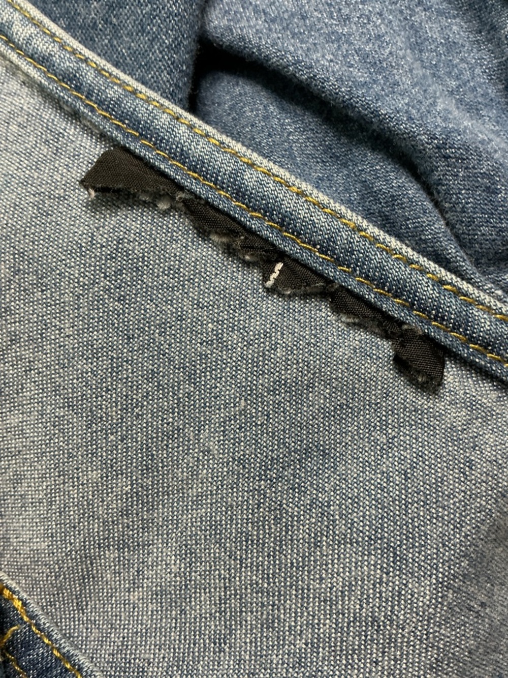 Vintage School Teacher Denim Maxi Dress - Picture 6 of 7